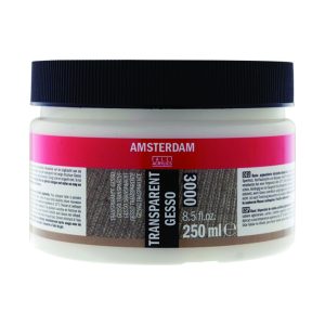 AMSTERDAM PRIMER TRANSPARENT GESSO JAR  3000.