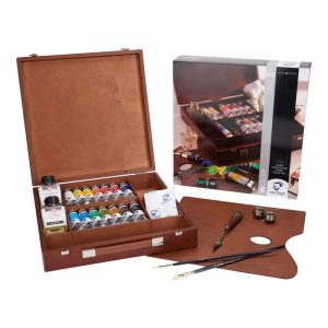 VAN GOGH Oil Colour Wooden Box Inspiration  14 x 40 ml + Accessories