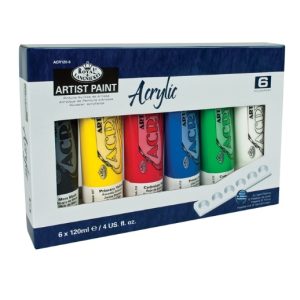 Royal & Langnickel Acrylic Paint 6-Pack - 120 ml