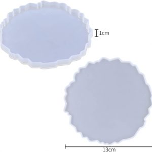 Silicone Mold Irregular Round Coaster