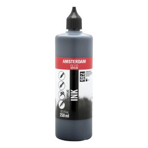 Amsterdam Acrylic ink bottle 100ml/250ml Black/White
