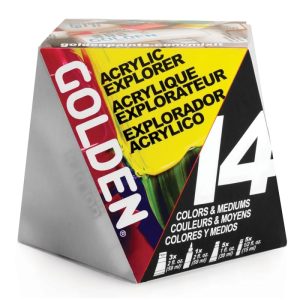 GOLDEN Explorer  acrylics 14 Set