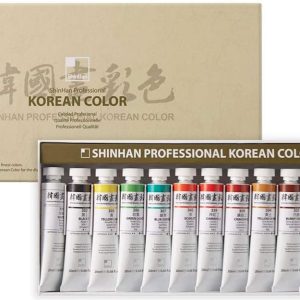 SHINHANART PROFESSIONAL KOREAN COLOR 12 COLORS X 20ML TUBE SET