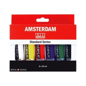 AMSTERDAM Standard Series Acrylics General Selection Set 6 × 20ml