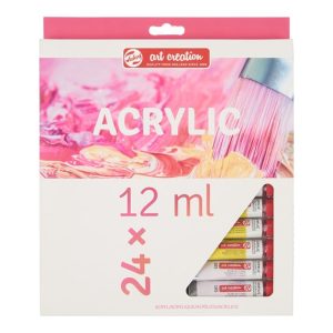 TALENS ART CREATION  Acrylic Colour Set 24 x 12ml.