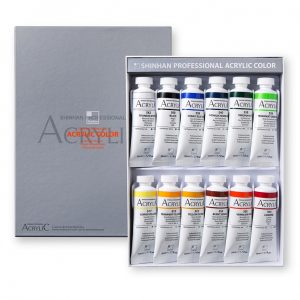 ShinhanArt  Professional Acrylic Color 50 ml x 12Colors SET(A)