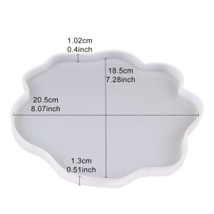 Silicone Mold Irregular Coaster  Decoration
